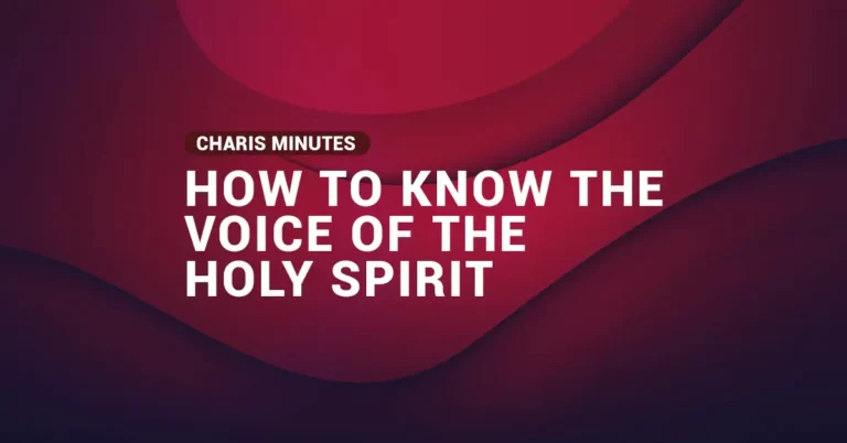How To Know The Voice Of The Holy Spirit
