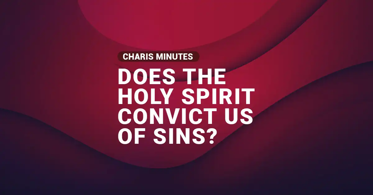 Does the Holy Spirit convict us of sins?